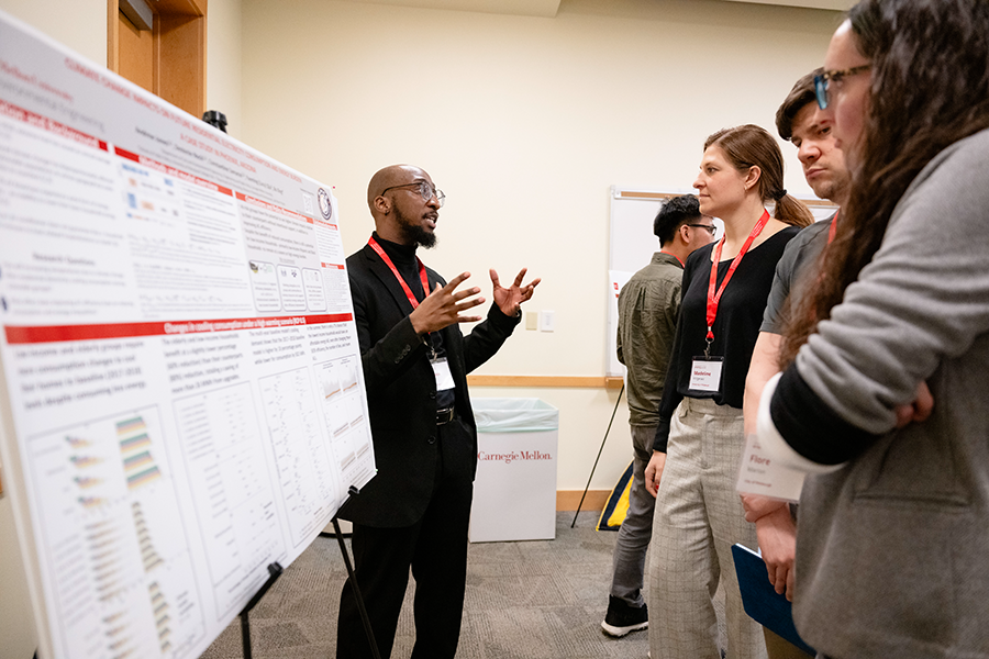 Student poster competition at Energy Week 2024