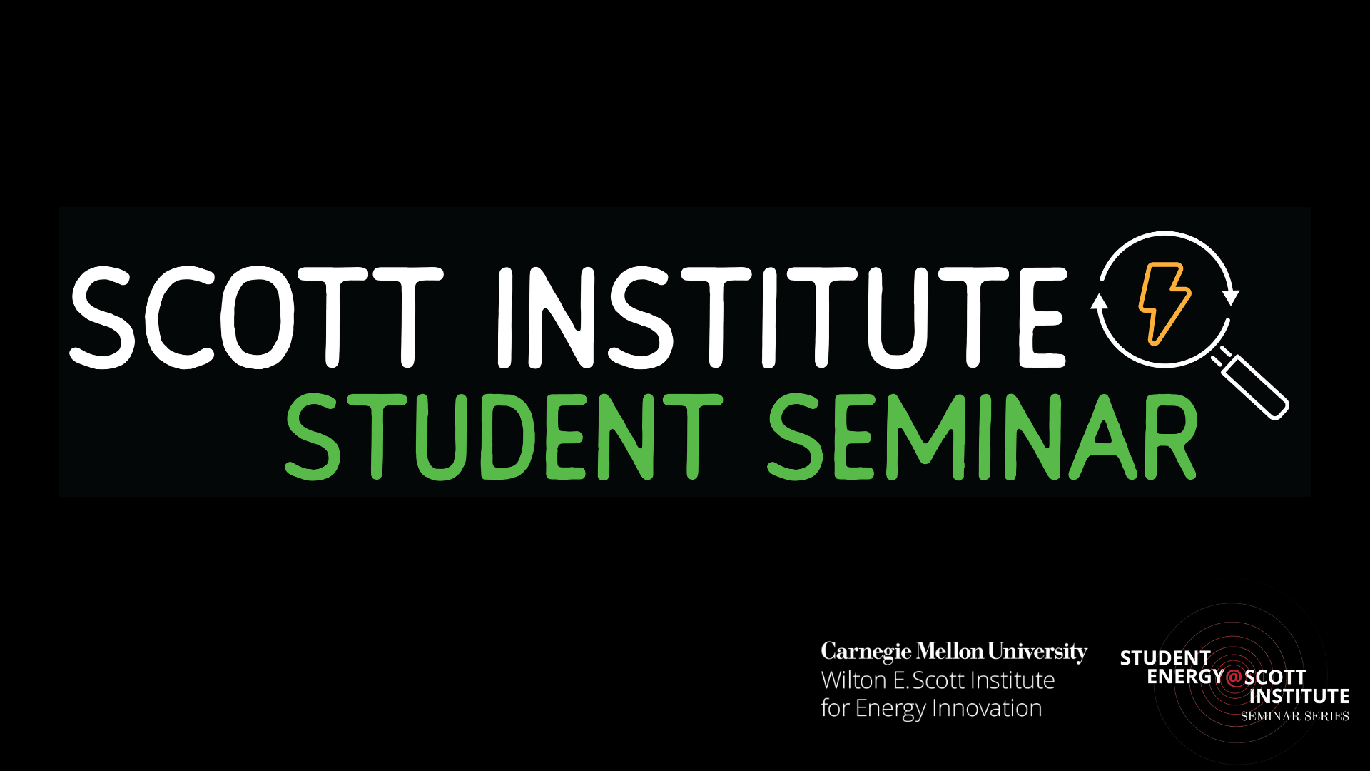 Scott Institute student seminar logo