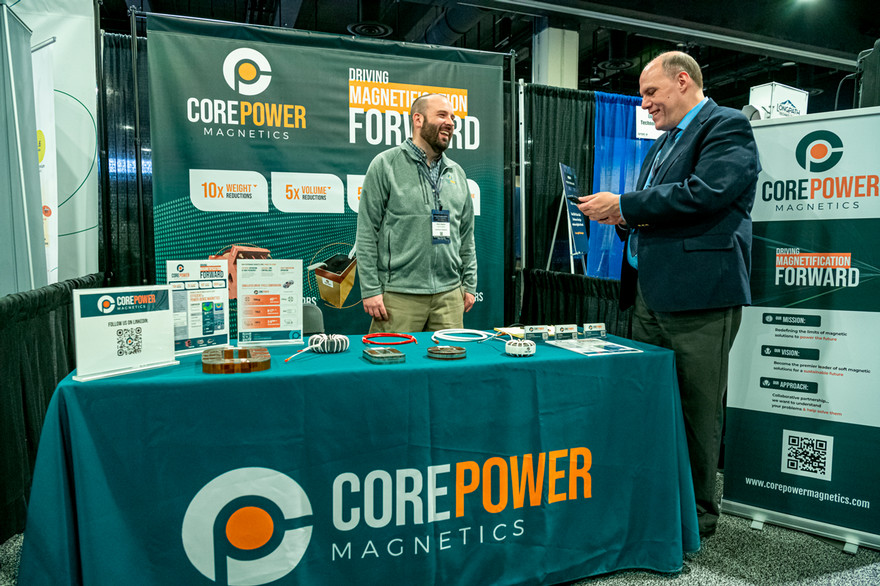Kevin Byerly, Co-Founder and Lead Engineer CorePower Magnetics (Photo taken by ARPA-E)