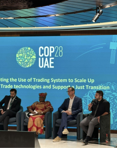 Jake Loosararian speaks at a panel