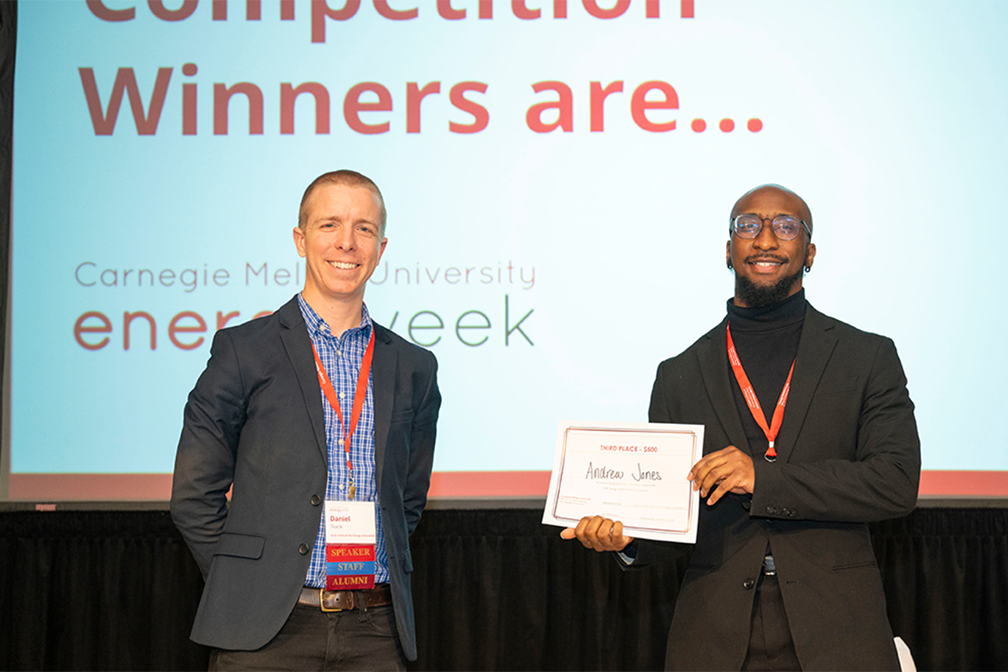 Andrew Jones receives award