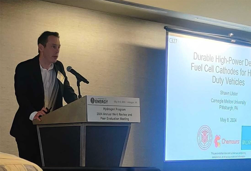 Litster presents at conference
