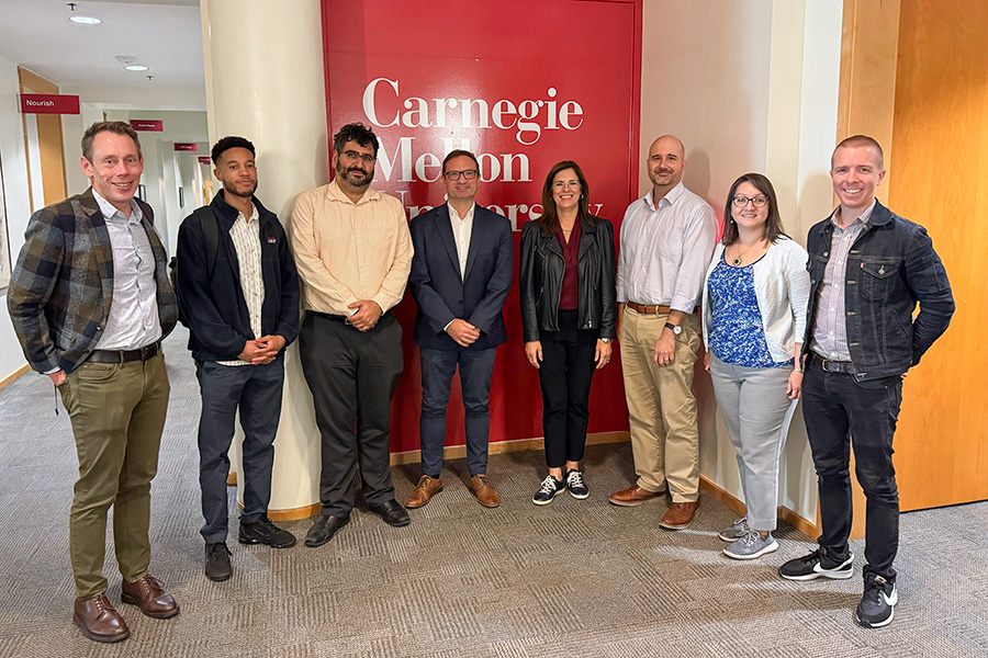 Christina Cassotis with Scott Institute faculty and staff