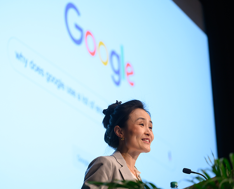 Google’s Lucia Tian during CMU Energy Week 2025.